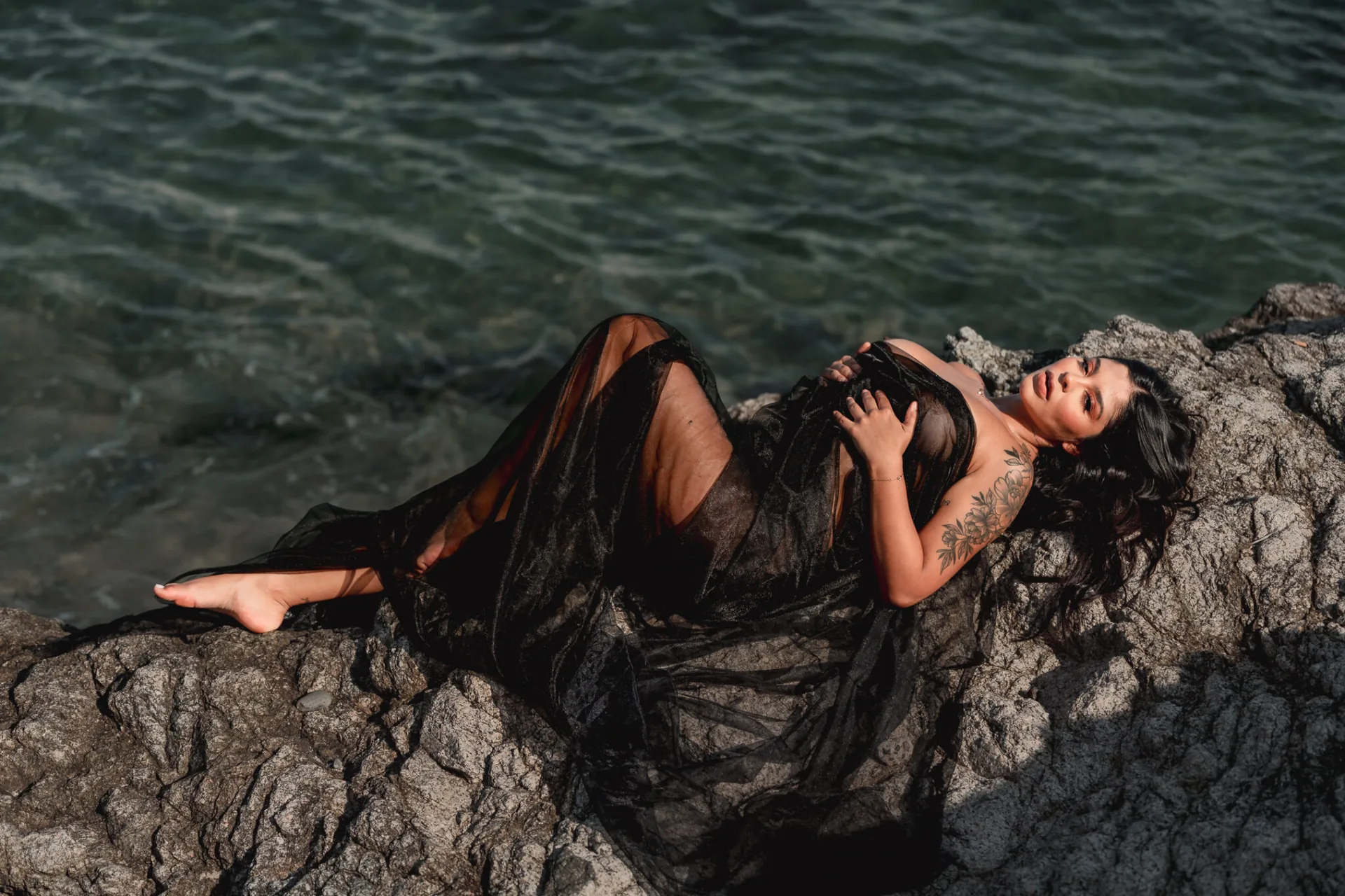 Boudoir Vallarta — editorial by the ocean
